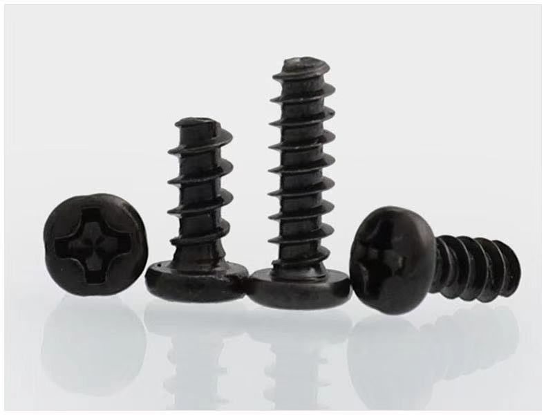 Self-Tapping Pan head Black Screw PB-M1 M1.2 M1.4 M1.5 M1.6M1.7*3/4/5/6