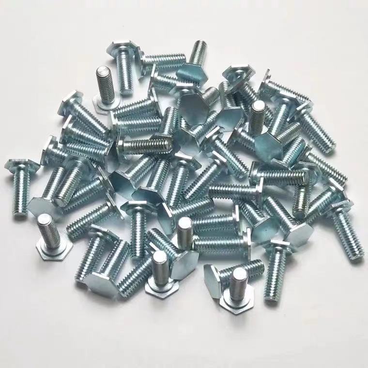 Galvanized hexagon pressure riveting screw NFH-M3-12/14/15/18