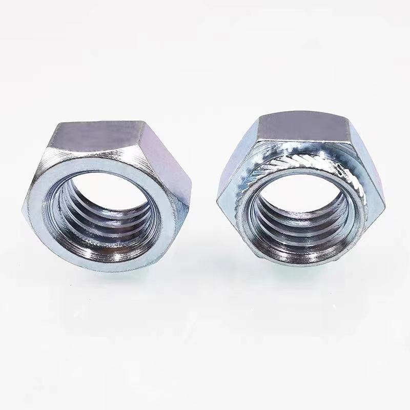 Carbon steel hexagon pressure riveting nut